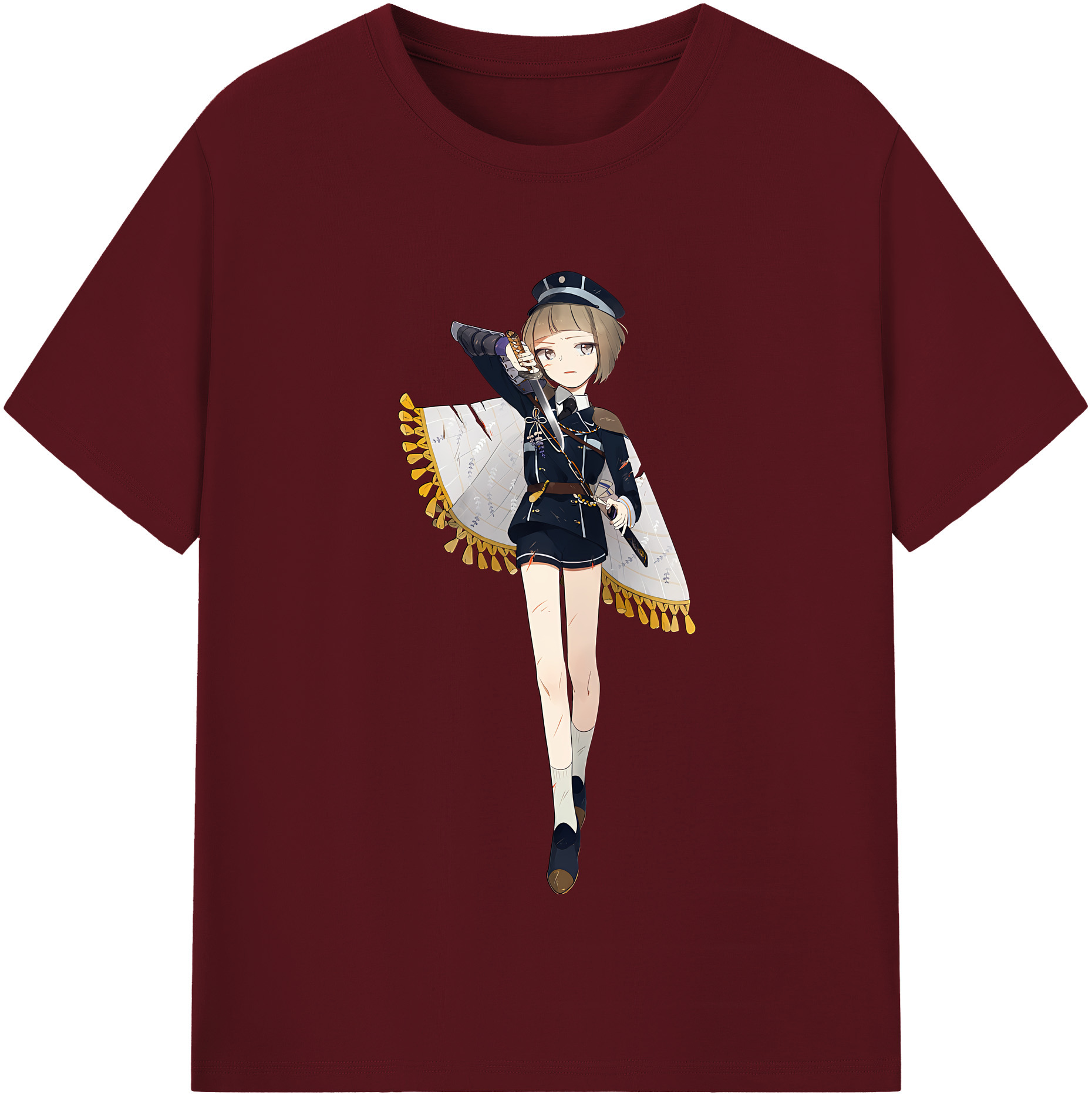 （画像用） 刀剣乱舞 Touken Ranbu 綿100％半袖Tシャツ（フロントプリント）